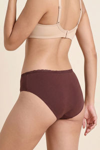 Zivame Dreamcatcher Regular Rise Full Coverage Hipster Panty - Rum Raisin — thumbnail 3